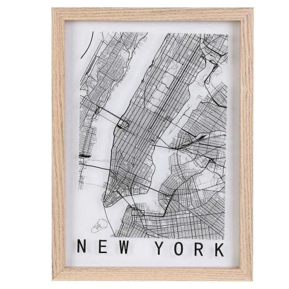 Fashion RETIF Cadre D Coratif Londres - Paris - New-York - 3 Mod Les Possibles
