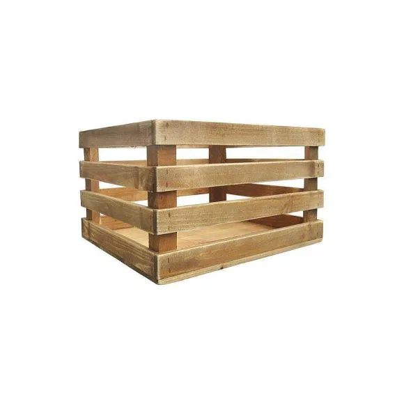 Sale RETIF Caisse En Bois 4 Lattes Bois Vieilli