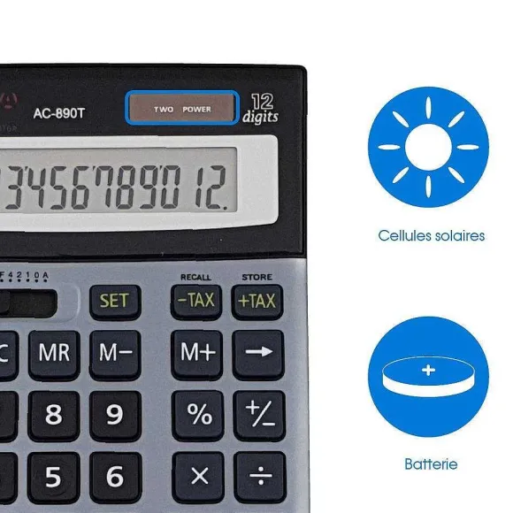Clearance RETIF Calculatrice Bureau Olympia Ac-890T - 12 Chiffres