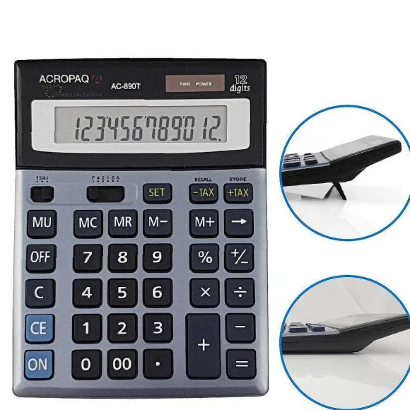 Clearance RETIF Calculatrice Bureau Olympia Ac-890T - 12 Chiffres