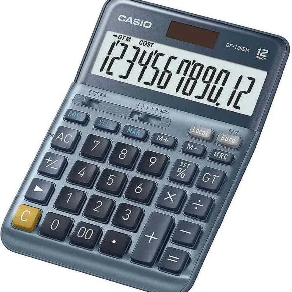Online RETIF Calculatrice De Bureau Df-120Em 12 Chiffres Argent