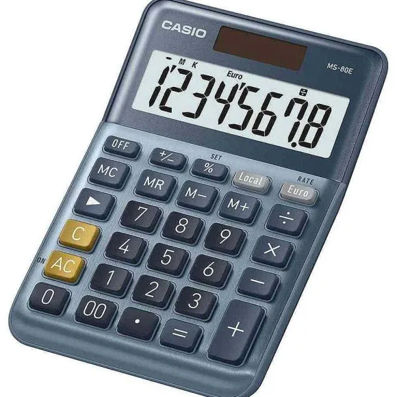 Flash Sale RETIF Calculatrice De Bureau Ms-80E 8 Chiffres Argent