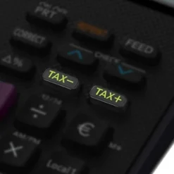 New RETIF Calculatrice Imprimante Portable Bureau 12 Chiffres Hr-150 Rce Noire