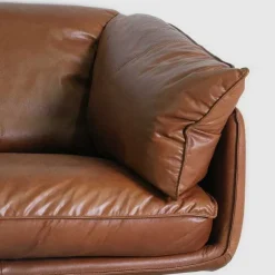 Online RETIF Canap 3 Places En Cuir Marron
