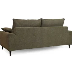 Discount RETIF Canap Convertible En Tissu Chin 3 Places Vert Kaki