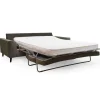 Shop RETIF Canap Convertible En Velours 3 Places Vert Kaki