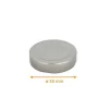 Online RETIF Capsules 58Mm Argent Pour Pots En Verre Deep Par 50