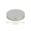 Clearance RETIF Capsules 82Mm Argent Pour Pots En Verre Deep Par 50