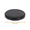 Clearance RETIF Capsules 100Mm Noir Pour Pots En Verre Par 50