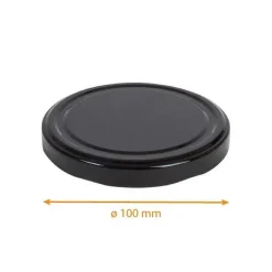 Clearance RETIF Capsules 100Mm Noir Pour Pots En Verre Par 50