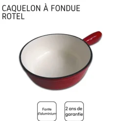 Best Sale RETIF Caquelon Fondue Au Fromage 2 Litres Rotel Swiss Tradition
