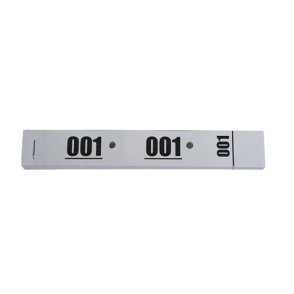 Discount RETIF Carnet De 50 Tickets Vestiaires Num Rot S 3 Volets Ft 20X3Cm Blancx20