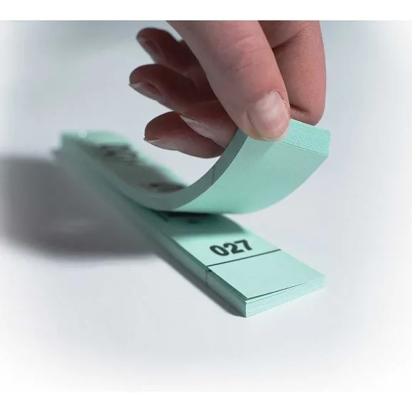 Best Sale RETIF Carnet De 50 Tickets Vestiaires Num Rot S 3 Volets Ft 20X3Cm Vertx20