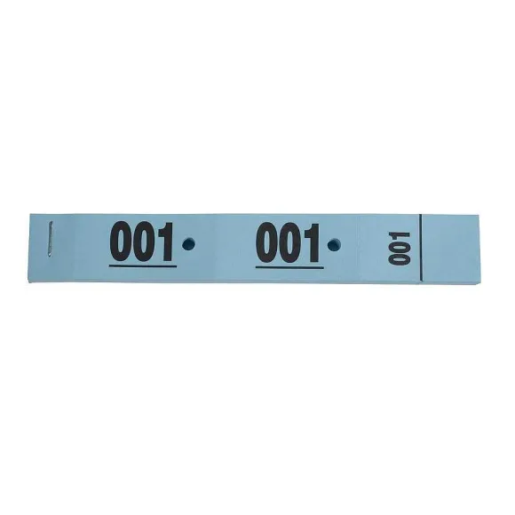 Discount RETIF Carnet De 50 Tickets Vestiaires Num Rot S 3 Volets Ft 20X3Cm Bleux20