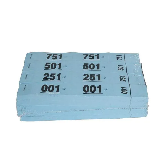 Discount RETIF Carnet De 50 Tickets Vestiaires Num Rot S 3 Volets Ft 20X3Cm Bleux20