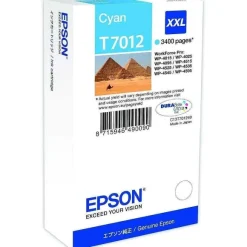 New RETIF Cartouche Jet D'Encre Originale T7012 Xxl 3400 Pages Cyan