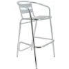 Online RETIF Chaise De Bar D'Ext Rieur Empilable Bruxelles En Aluminium