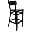 Best Sale RETIF Chaise De Bar D'Int Rieur Bastia En Bois Finition Weng