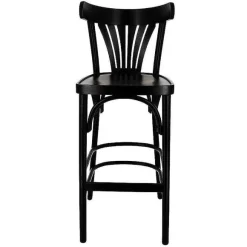Discount RETIF Chaise De Bar D'Int Rieur New Orl Ans En Bois Finition Noire