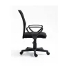 Clearance RETIF Chaise De Bureau Couleur Noire Ergonomique R Glable Avec Accoudoirs Base Nylon