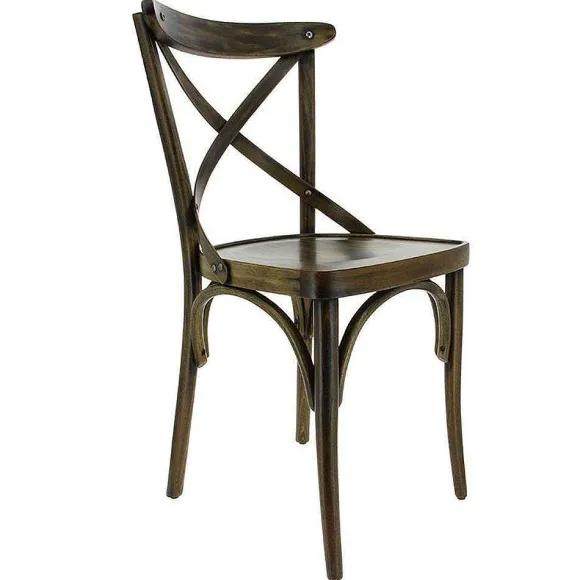 Cheap RETIF Chaise D'Int Rieur Chinon En Bois Finition C Rus E Fonc E - Par 2