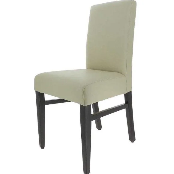 Cheap RETIF Chaise D'Int Rieur S Ville En Bois Tapiss E D'Un Simili Cuir Beige - Par 2