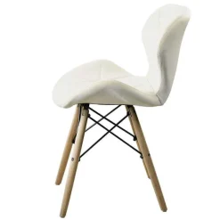 Flash Sale RETIF Chaise Eiffel Beige Matelass E (54,5 X 53 X 71 - Hauteur De L'Assise 45,5 Cm)