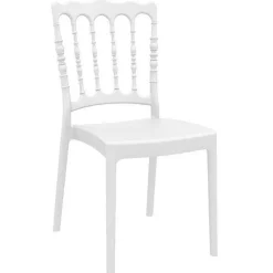 Shop RETIF Chaise Empilable De R Ception Napol On En Polypropyl Ne Blanc