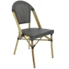 Cheap RETIF Chaise Empilable D'Ext Rieur Biarritz En Aluminium Et Textyl Ne - Bronze