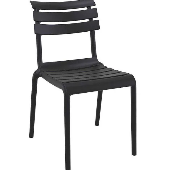 Best Sale RETIF Chaise Empilable Pour L'Ext Rieur Sorgues En Polypropyl Ne Noir