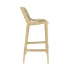 Flash Sale RETIF Chaise Haute De Bar Empilable D'Ext Rieur En Polypropyl Ne Air Coloris Taupe (4)
