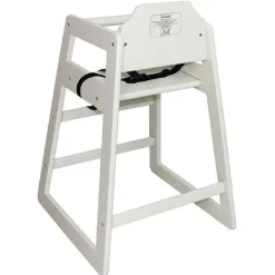 Outlet RETIF Chaise Haute En Bois Blanche