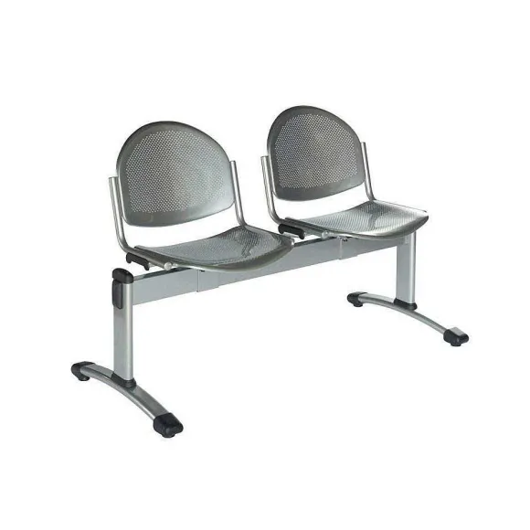 New RETIF Chaise M Tallique Sur Poutre Gris Clair, Tr S R Sistant 2 Places