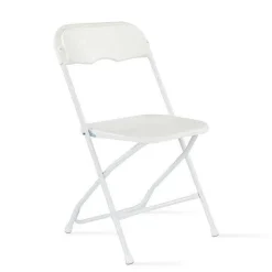 Shop RETIF Chaise Pliante Pleine Hpde Rekkem 81X45X45 Cm(Pcb10) Blanc
