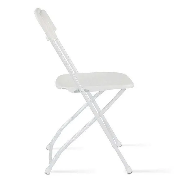 Shop RETIF Chaise Pliante Pleine Hpde Rekkem 81X45X45 Cm(Pcb10) Blanc