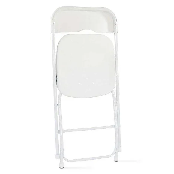 Shop RETIF Chaise Pliante Pleine Hpde Rekkem 81X45X45 Cm(Pcb10) Blanc