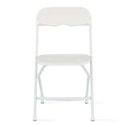 Shop RETIF Chaise Pliante Pleine Hpde Rekkem 81X45X45 Cm(Pcb10) Blanc