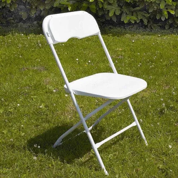 Shop RETIF Chaise Pliante Pleine Hpde Rekkem 81X45X45 Cm(Pcb10) Blanc