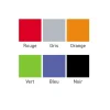Cheap RETIF Chaise Sur Poutre Avec Coque Plastique 4 Places - Coloris : Gris