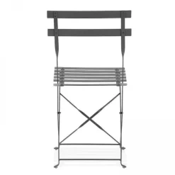 Sale RETIF Chaises Pliante Rome Acier Gris 42X46X82 Cm- Par 2