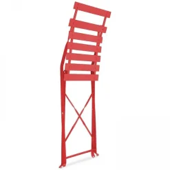Cheap RETIF Chaises Pliante Rome Acier Rouge 42X46X82 Cm- Par 2
