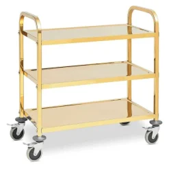 Cheap RETIF Chariot De Service Desserte Restaurant Cantine Cuisine Acier Inoxydable Vaisse