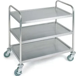 Best RETIF Chariot De Service En Inox 3 Plateaux