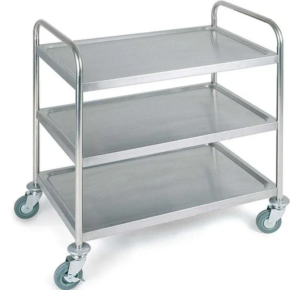 Best RETIF Chariot De Service En Inox 3 Plateaux