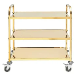 Best RETIF Chariot De Service Roulant En Acier Inoxydable Desserte Vaisselle Cuisine Rest