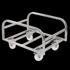 Outlet RETIF Chariot Inox Pour Bac Profond Coloris Argent