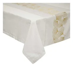 Cheap RETIF Chemin De Table Blanc Cass Imprim Ginko Dor 45X200Cm