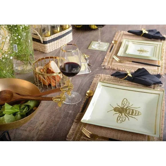 Clearance RETIF Chemin De Table En Toile De Jute Dore