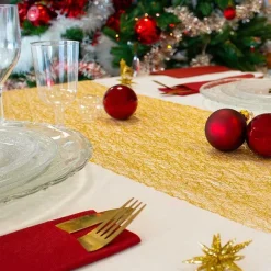 Best Sale RETIF Chemin De Table Glitter Or En Rouleau 0,30X5M Rouleau