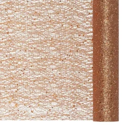 Store RETIF Chemin De Table Glitter Rose Gold Rouleau De 0,30X5M Rouleau